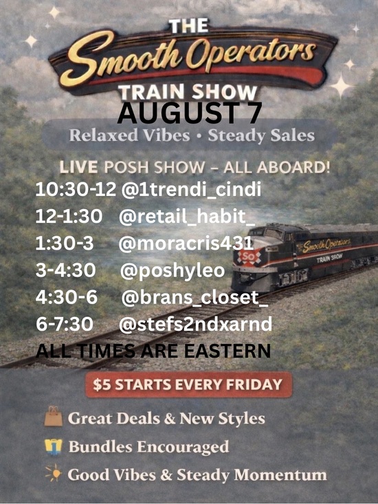 Tops - 🚂 The Smooth Operators 🚂 is LIVE now Every Friday Train Show